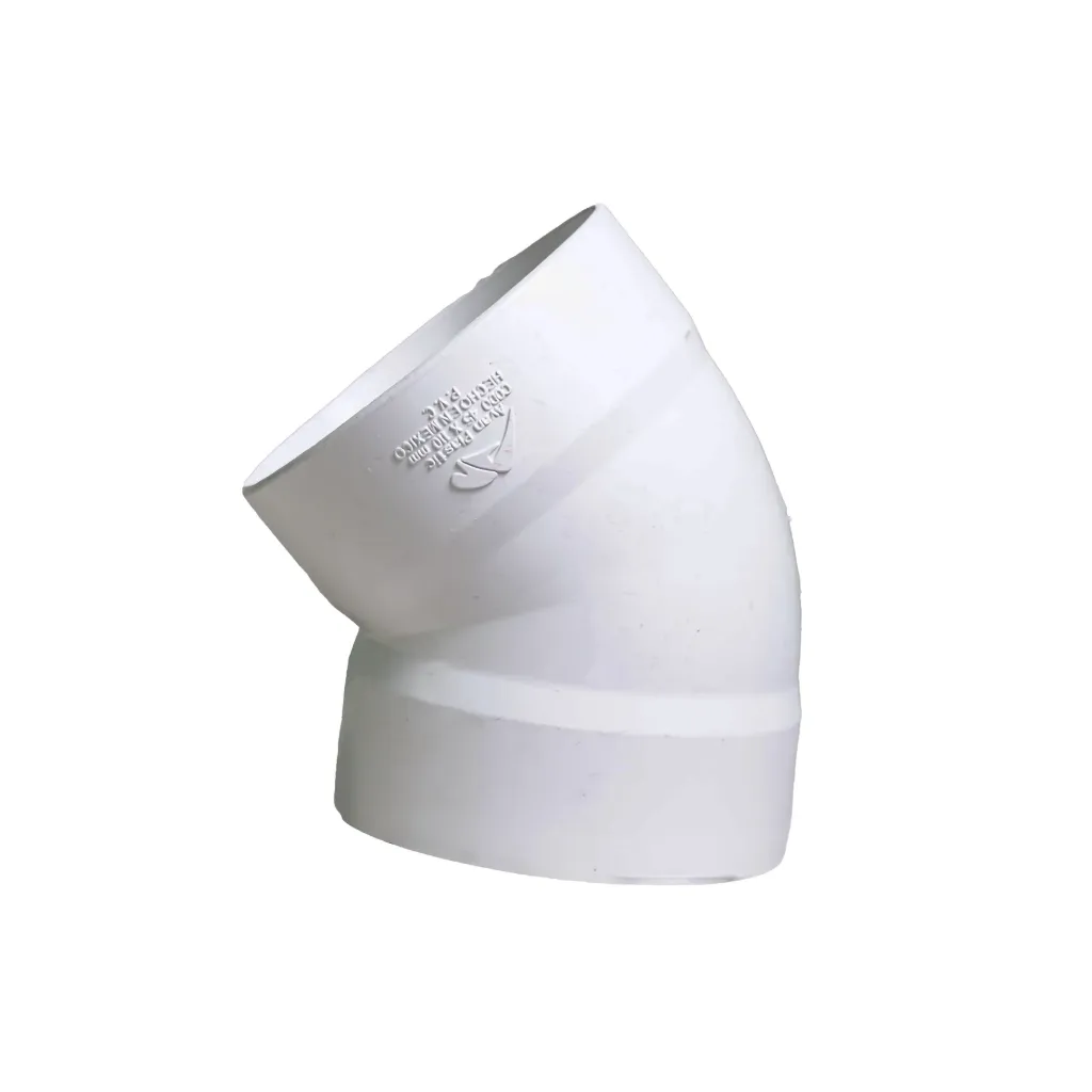 Codo 45° PVC 4"