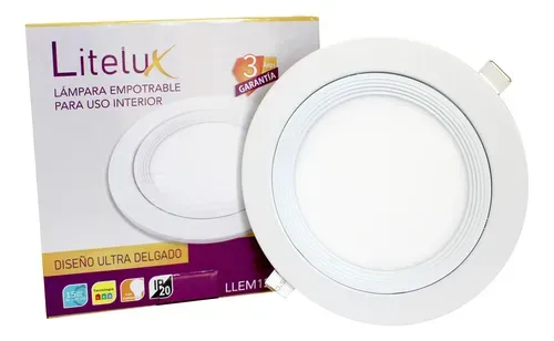 LAMPARA LITELUX 12W EMPOTRALE