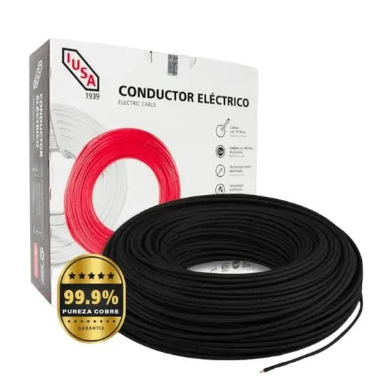 [METRO DE CABLE  ELECTRICO THW-LS 12 NEGRO] METRO DE CABLE  ELECTRICO THW-LS 12 NEGRO