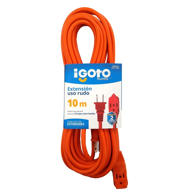 [EXTENSION ELECTRICA USO RUDO 10 MTS NARANJA] EXTENSION ELECTRICA USO RUDO 10 MTS NARANJA